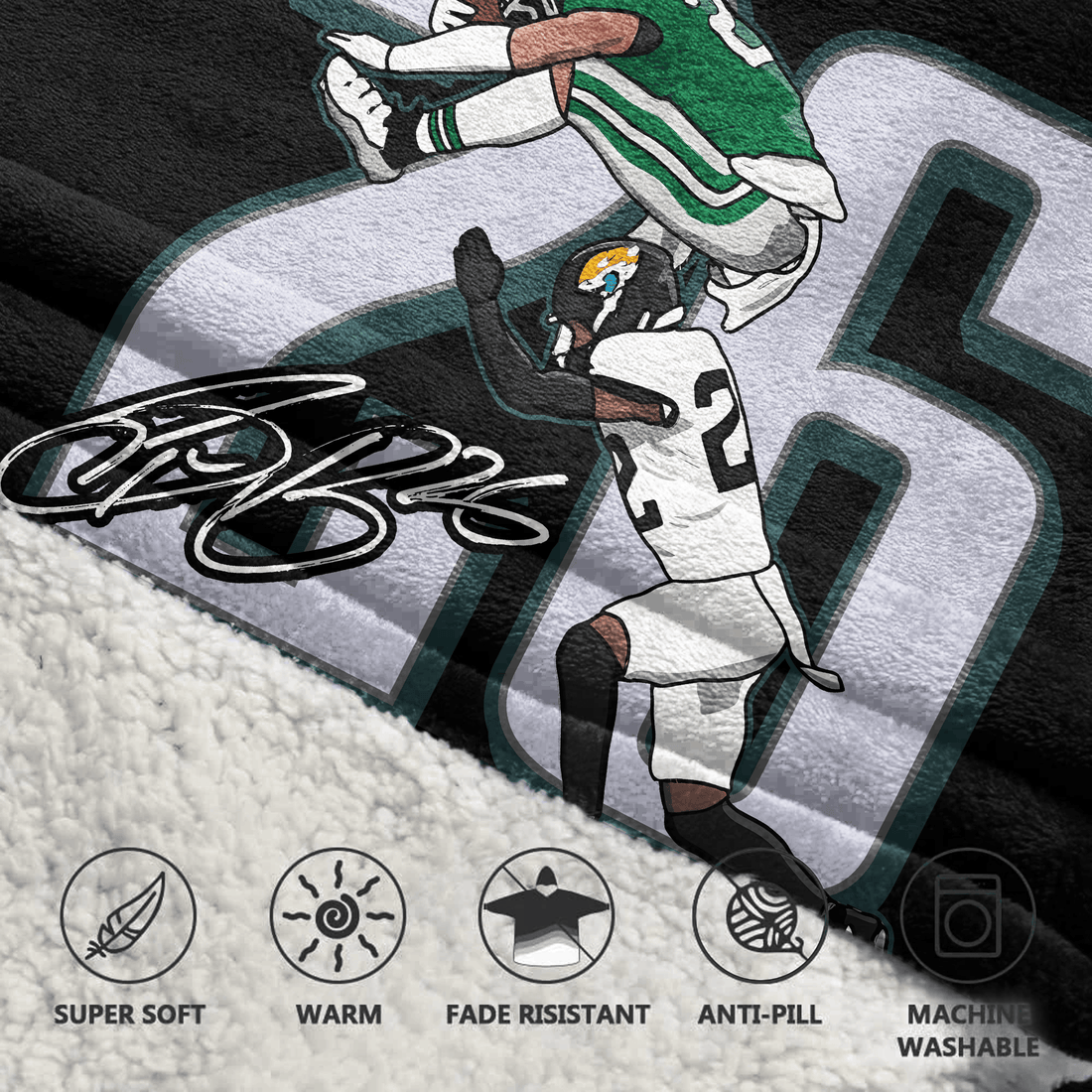 S.B 26 Philadelphia Football Unisex Blanket Hoodie