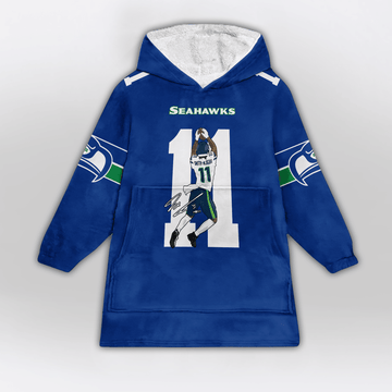 S.N 11 Seattle Football Unisex Blanket Hoodie