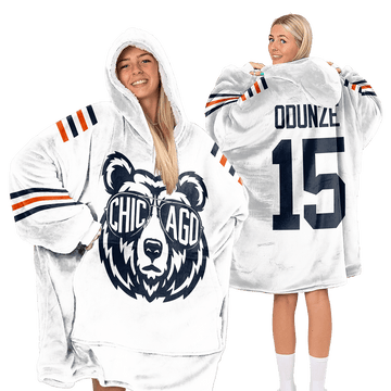 R.O 15 Chicago Football Unisex Blanket Hoodie