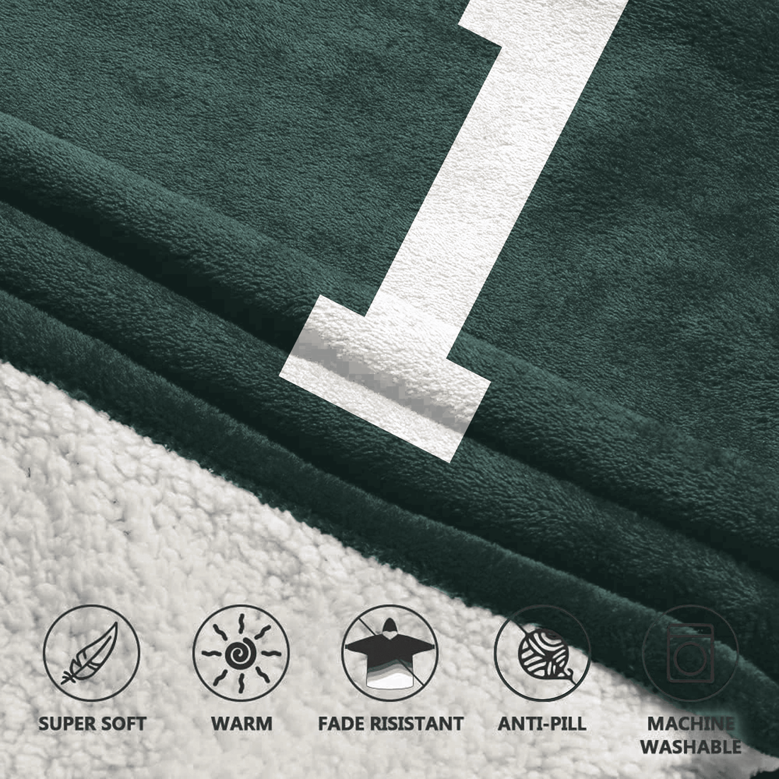 Autographed M.P 1 Green Bay Football Unisex Blanket Hoodie