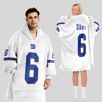 J.D 6 New York G Football Unisex Blanket Hoodie
