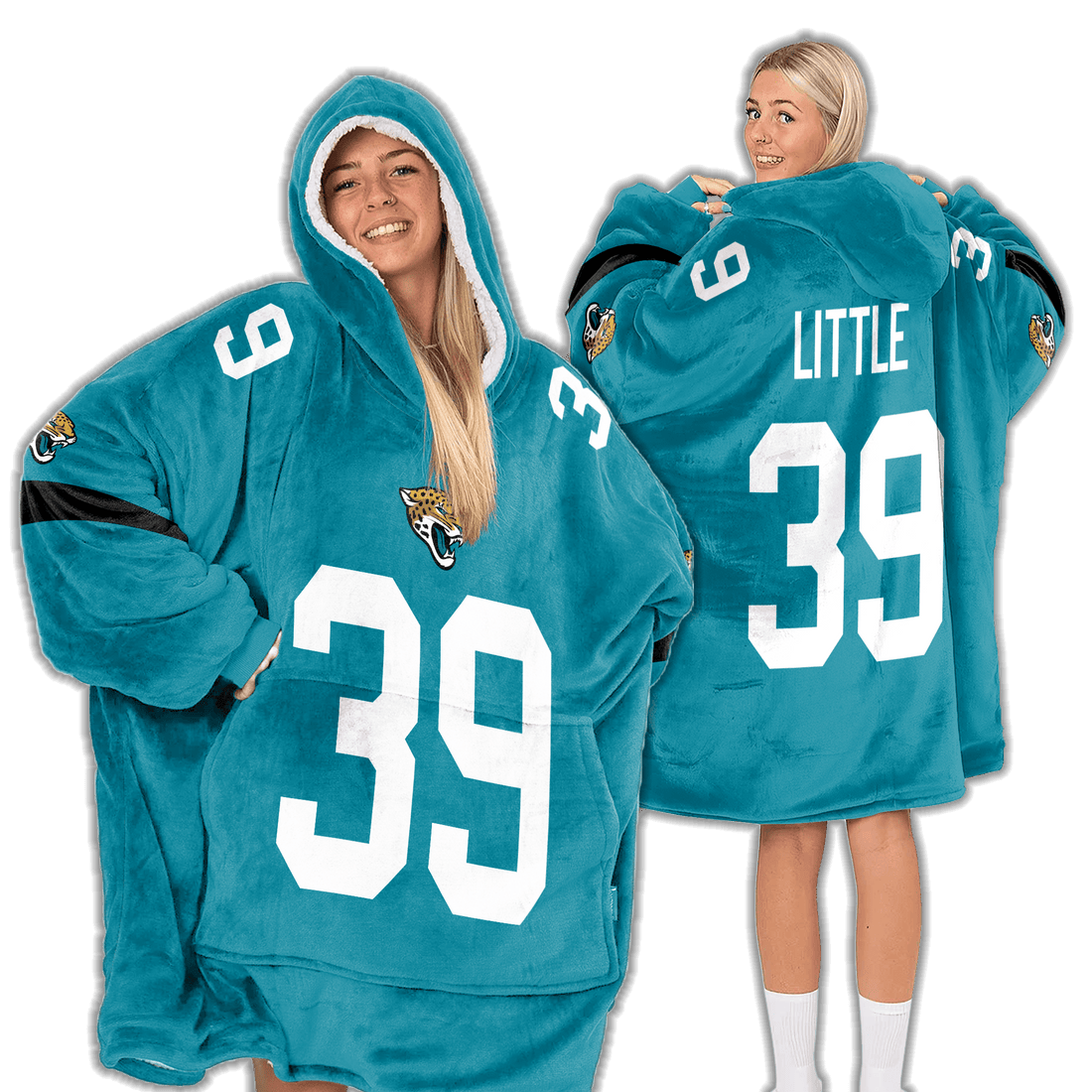 C.L 39 Jacksonville Football Unisex Blanket Hoodie