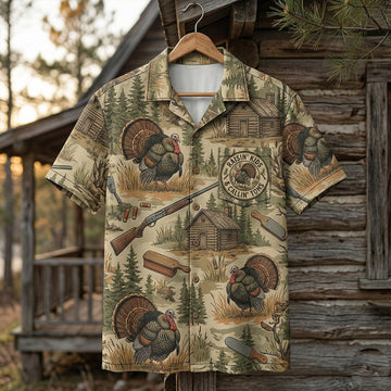 Turkey Hunting - Hawaiian Shirt FPS009