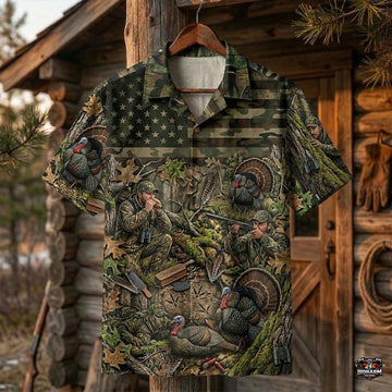 Turkey Hunting - Hawaiian Shirt FPS024