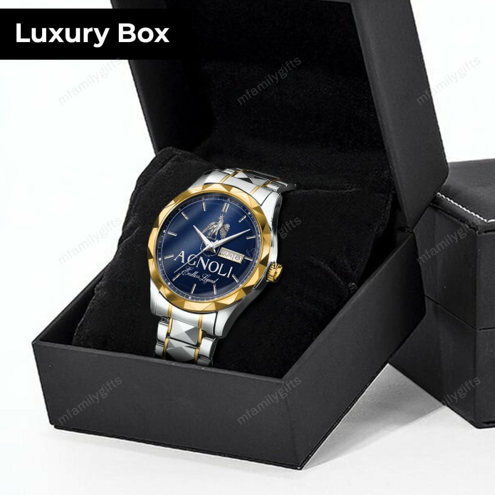 AGNOLI  Luxury Alloy-Men Watch, Personalized Premium Gift for Anniversary