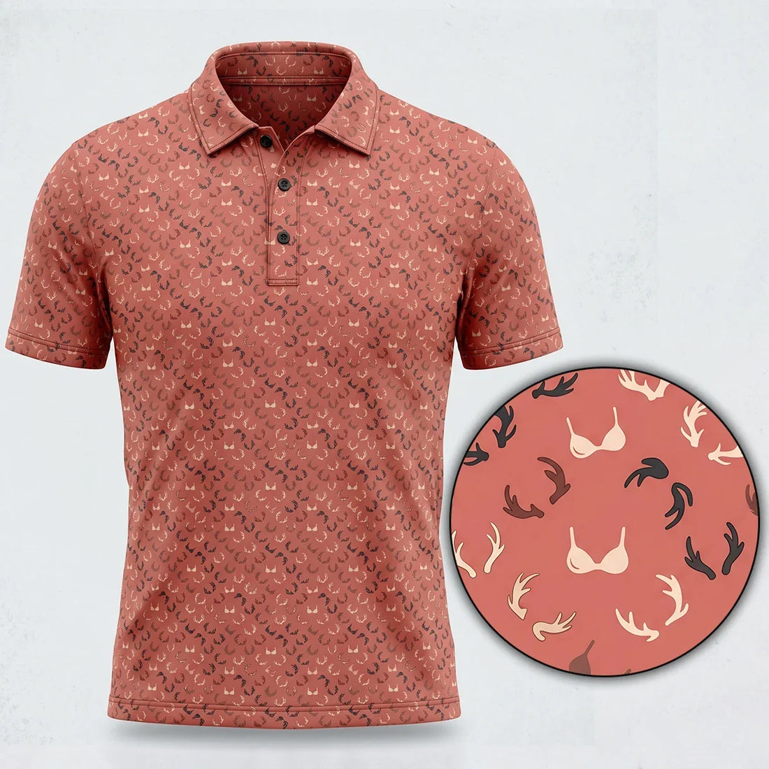 Deer Hunting - Polo Shirt HD02