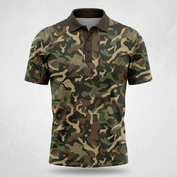 Deer Hunting - Polo Shirt AZ04
