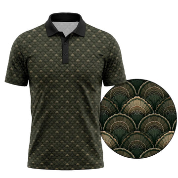 Turkey Hunting Polo Shirt, Fathers Day Golf Shirts For Men TP1026