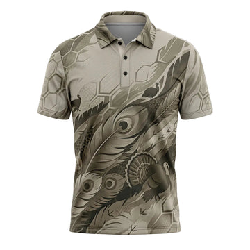 Turkey Hunting Polo Shirt, Fathers Day Golf Shirts For Men TP1030