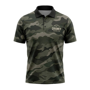 Bass Fishing Camo Pattern Polo Shirt BFP1011
