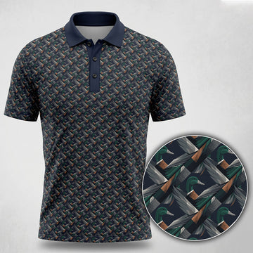 Duck Hunting Mallard Weave Polo Shirt DHP1022