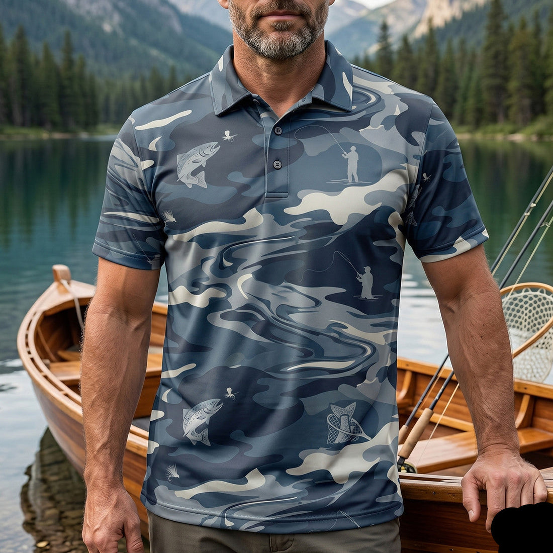 Fly Fishing Hunting Polo Shirt FFP1012