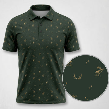 Elk Hunting Whitetail Heritage Polo Shirt EHP1005