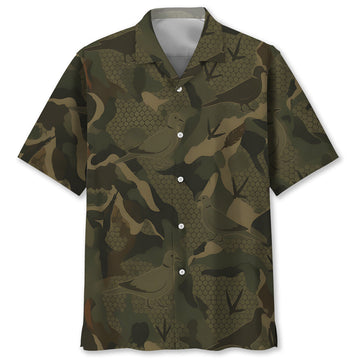 Dove Camouflage Hunting Hawaiian Shirt