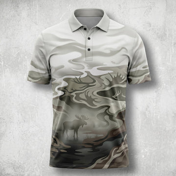 Moose Hunting Northern Silence Polo Shirt MHP1001
