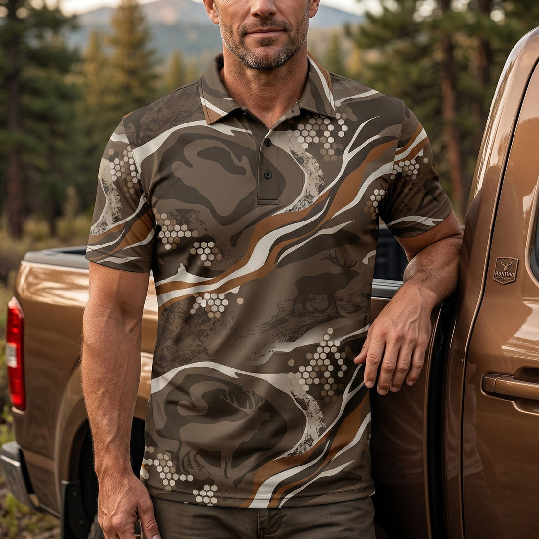Elk Hunting - Polo Shirt EHP1007