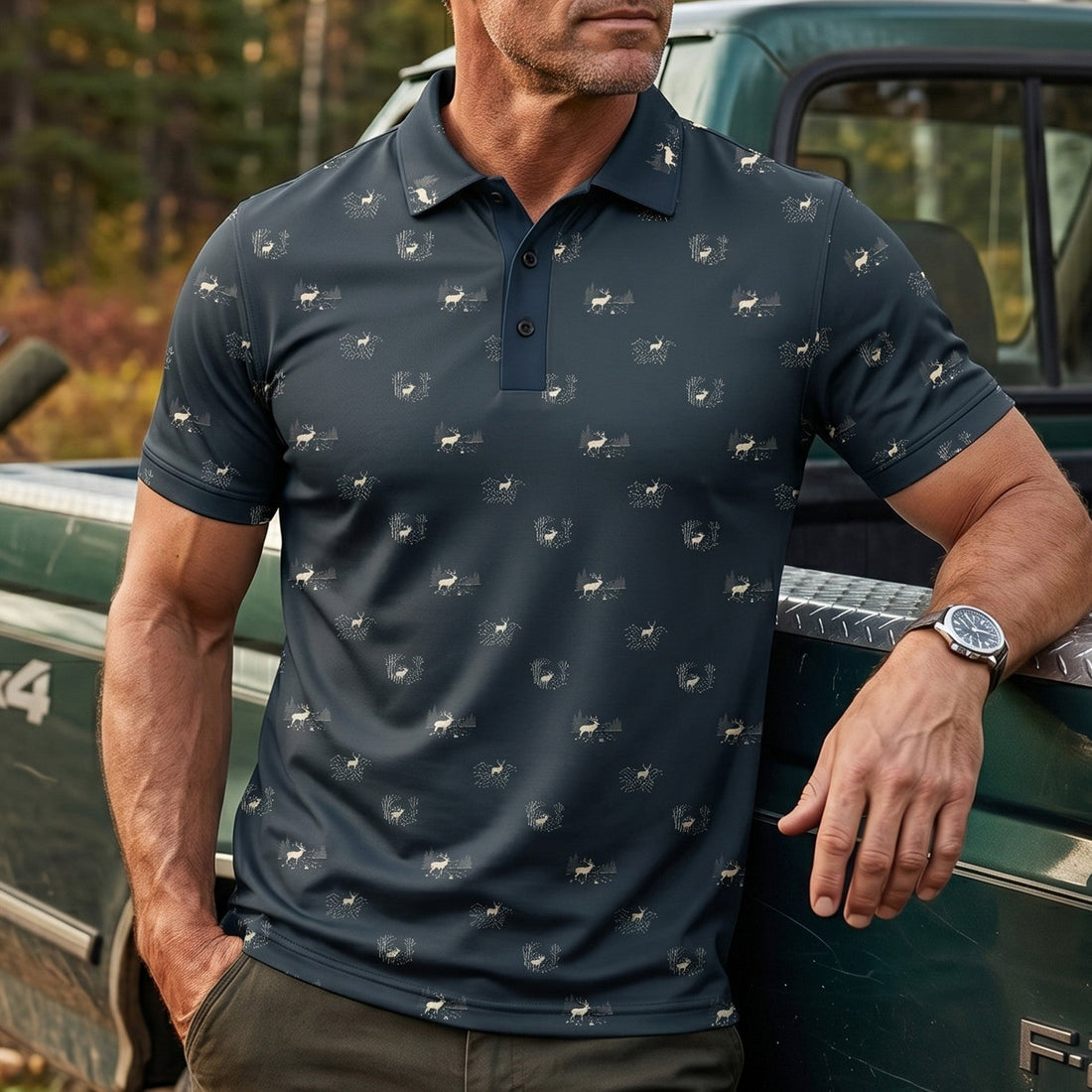 Elk Hunting - Polo Shirt EHP1011