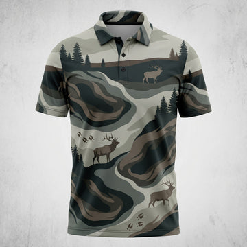 Elk Hunting - Polo Shirt EHP1012