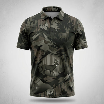 Whitetail Country Deer Collection - Polo Shirt WDP1002