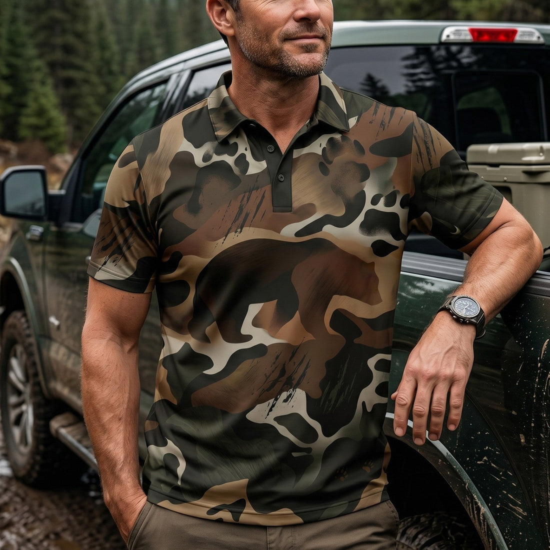Bear Hunting - Polo Shirt BBHP1002