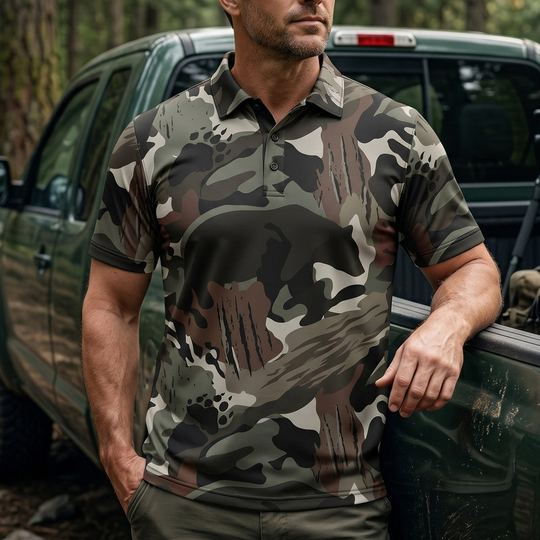 Bear Hunting - Polo Shirt BBHP1003