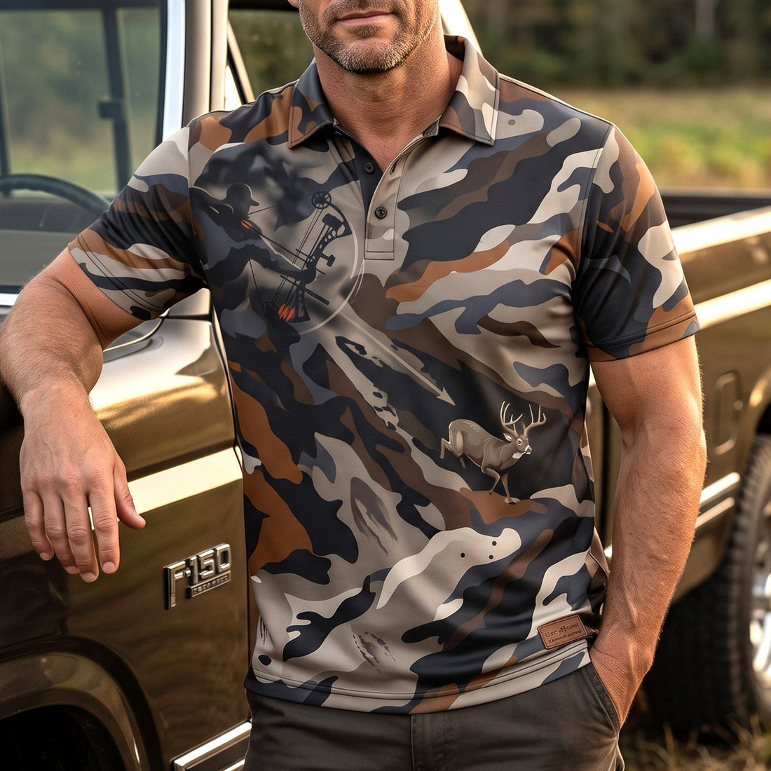 Deer Bowhunting - Polo Shirt BHP1008