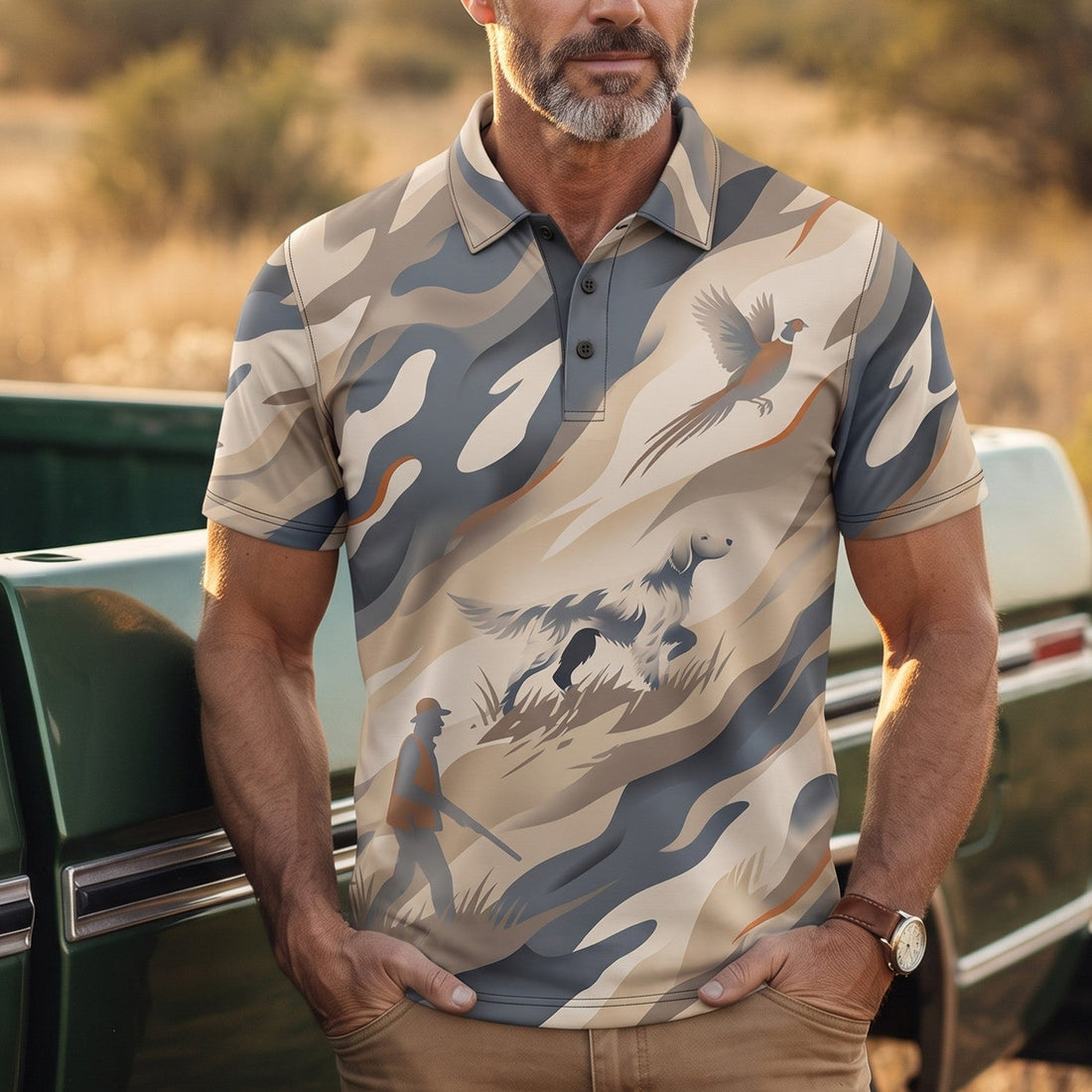 Upland Heritage pheasant Collection - Polo Shirt PHP1016