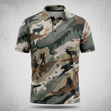 Elk Hunting - Polo Shirt EHP1023