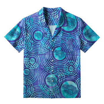 Personality fashion  Frog In Water Ripples Aloha Hawaiian Shirt
