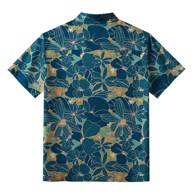 Blooming Flowers Aloha Hawaiian Shirt