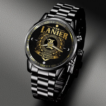 TATRO W8 - LIFETIME MEMBER - Black Fashion Watch Custom Your Name, Best Family Gifts