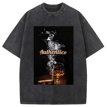 Personality fashion Funny Fluthentico Washed T-Shirt