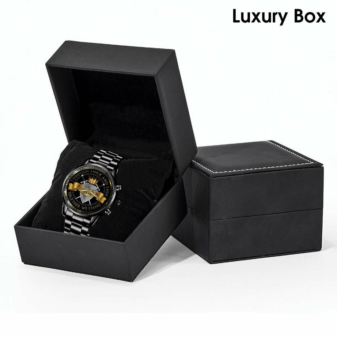 FITZPATRICK W1 - Black Fashion Watch Custom Your Name, Best Family Gifts