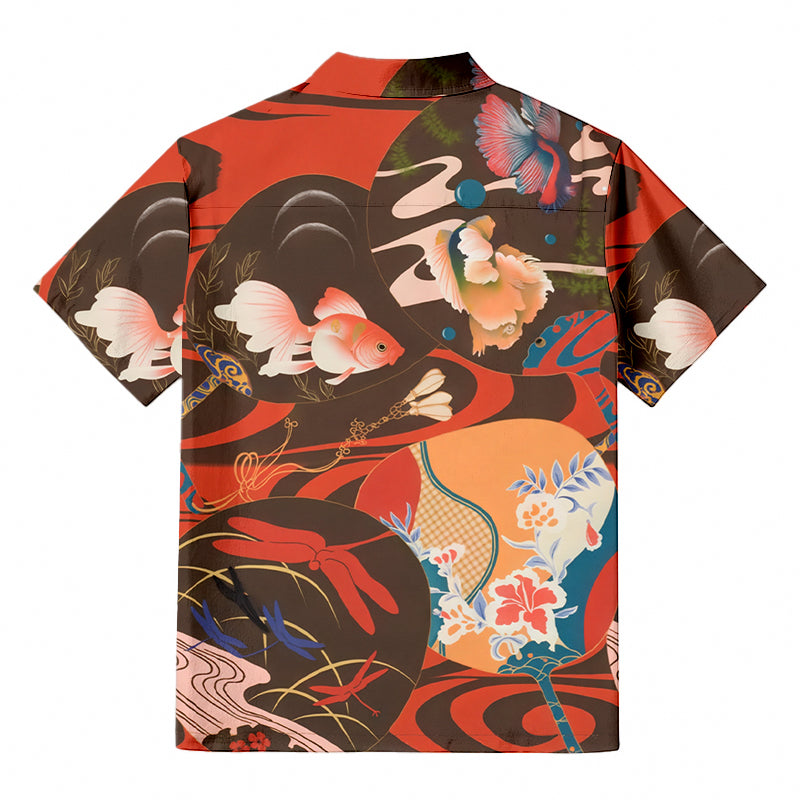 Fishes of Flowing Water Hawaiian Shirt