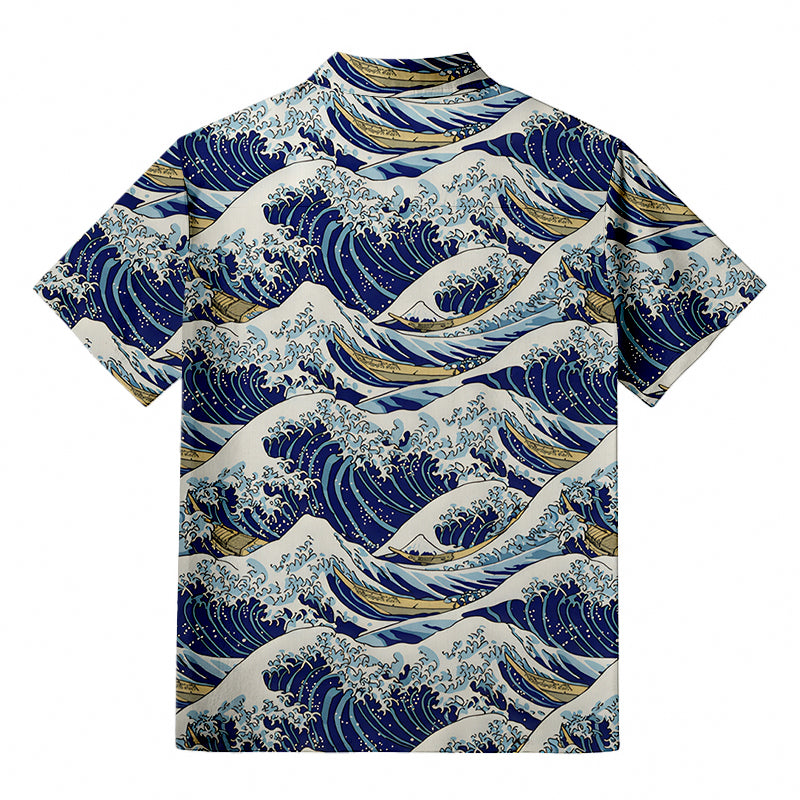 Japanese Great Wave Aloha Hawaiian Shirt