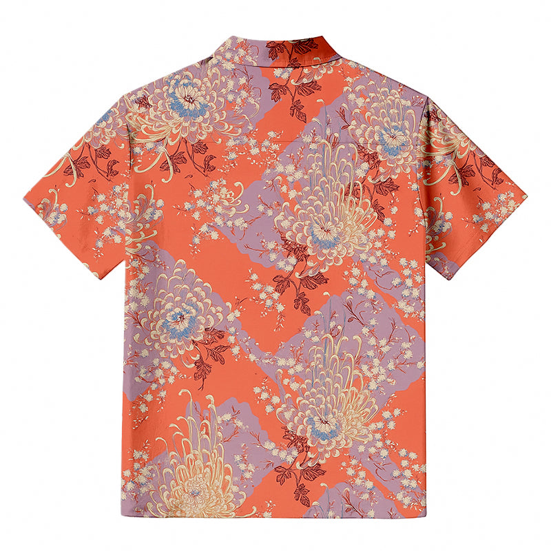 Royal Flower Hawaiian Shirt