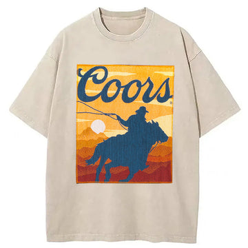 Personality fashion Coors Washed T-Shirt