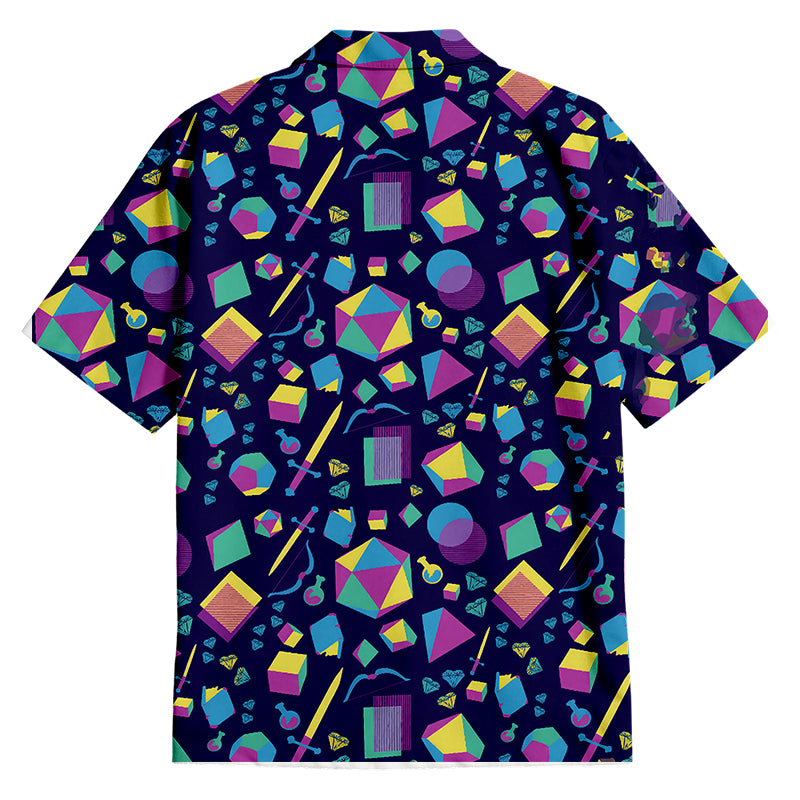 Tabletop RPG Button Up Pocket Shirt