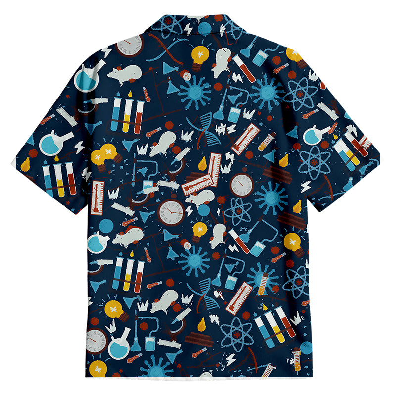 Science Button Up Pocket Shirt