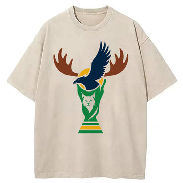Personality fashion World Cup Peak Competition Legacy Washed T-Shirt