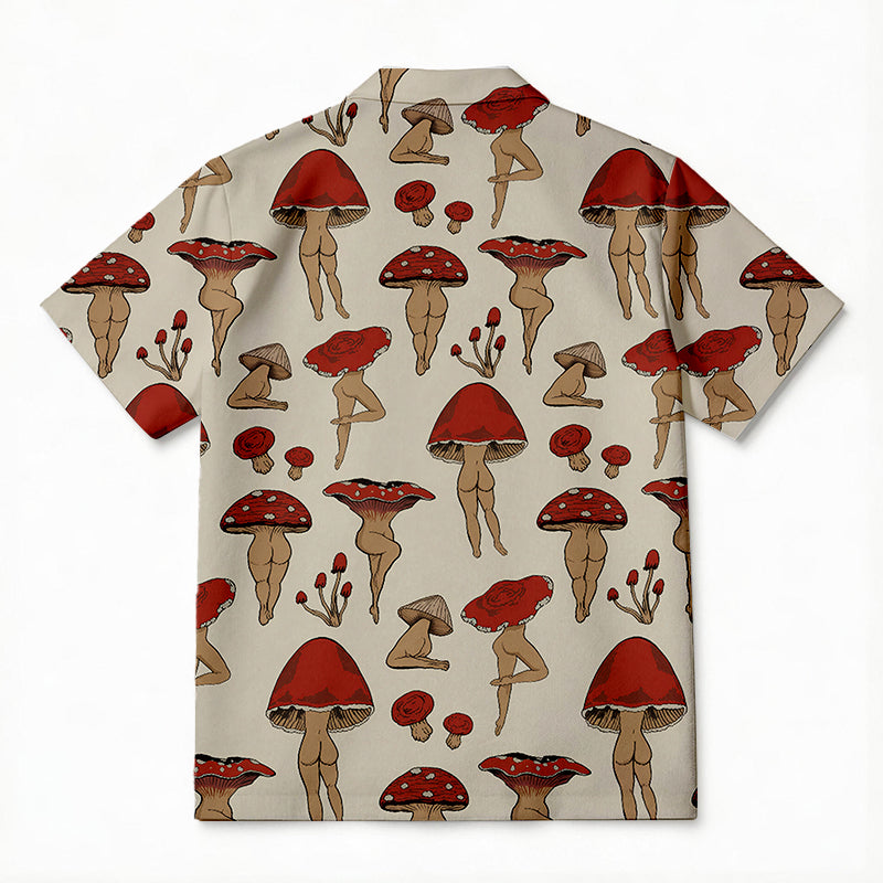 Personality fashionMushroom Hawaiian Shirt