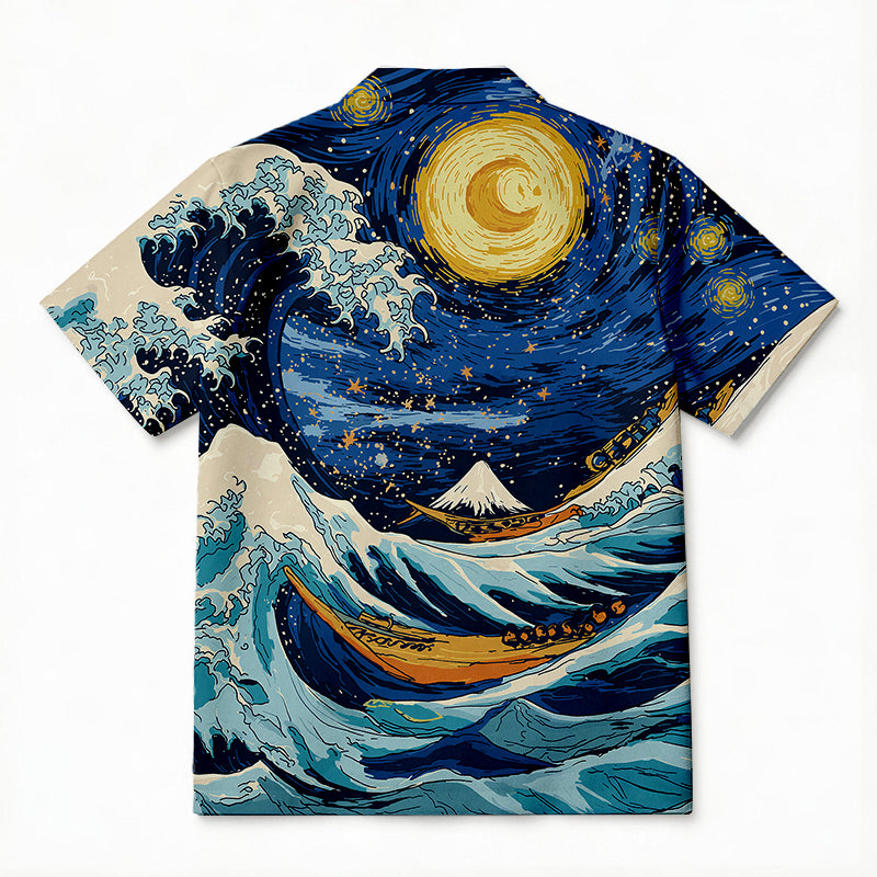 Personality fashionThe Great Wave Off Hawaiian Shirt