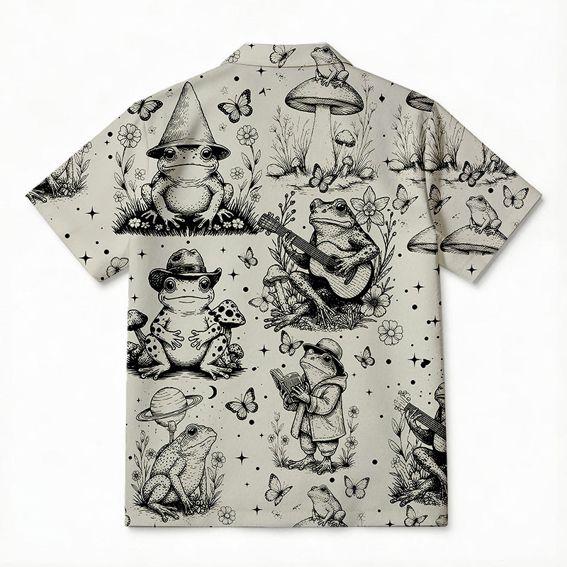 Personality fashionVintage Frog Hawaiian Shirt
