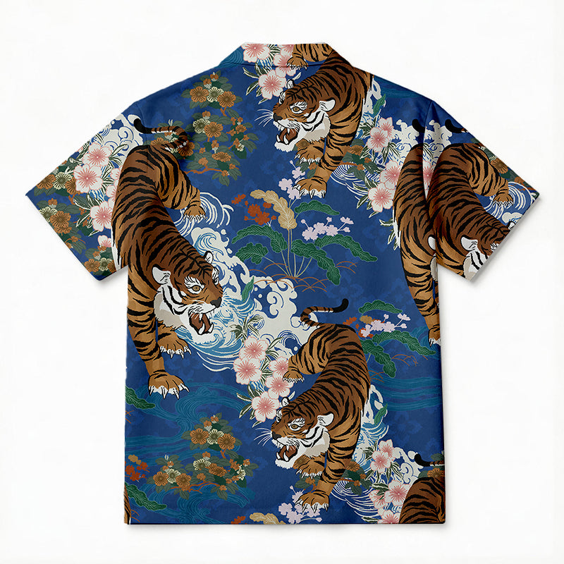 Personality fashionInspired Tiger Hawaiian Shirt