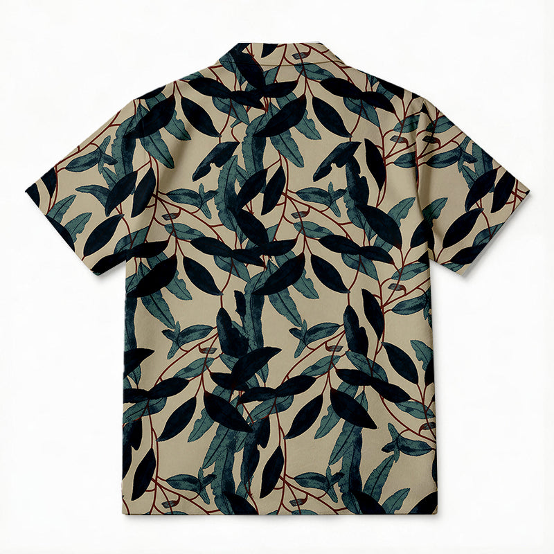 Personality fashionBotanical Vine Breeze Hawaiian Shirt