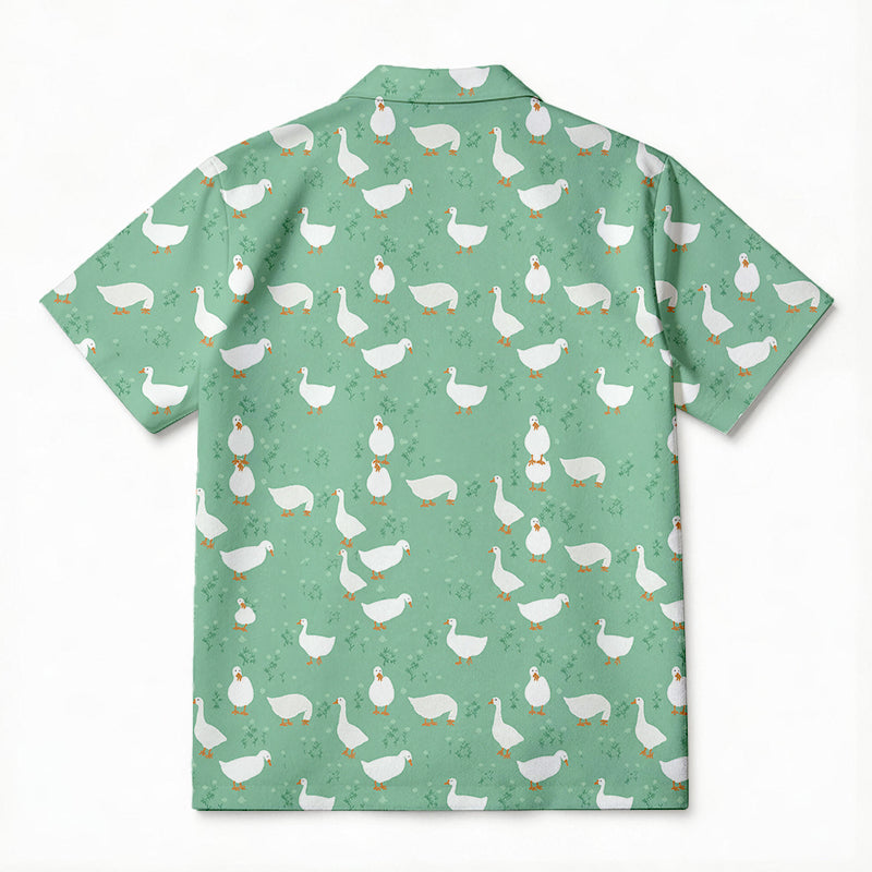 Personality fashionGoose Garden Hawaiian Shirt