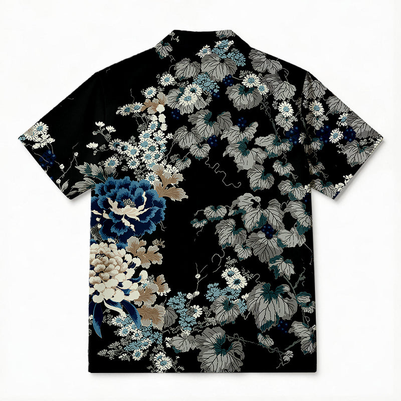 Personality fashionIvy and Peony Hawaiian Shirt