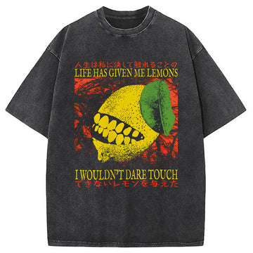 Personality fashion I Wouldn't Dare Touch Washed T-Shirt