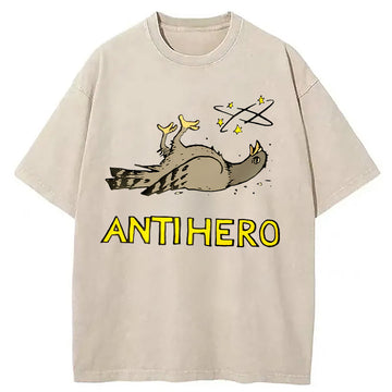 Personality fashion Antihero Washed T-Shirt