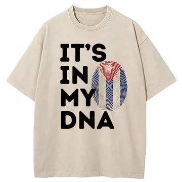 Personality fashion It's In My DNA Washed T-Shirt